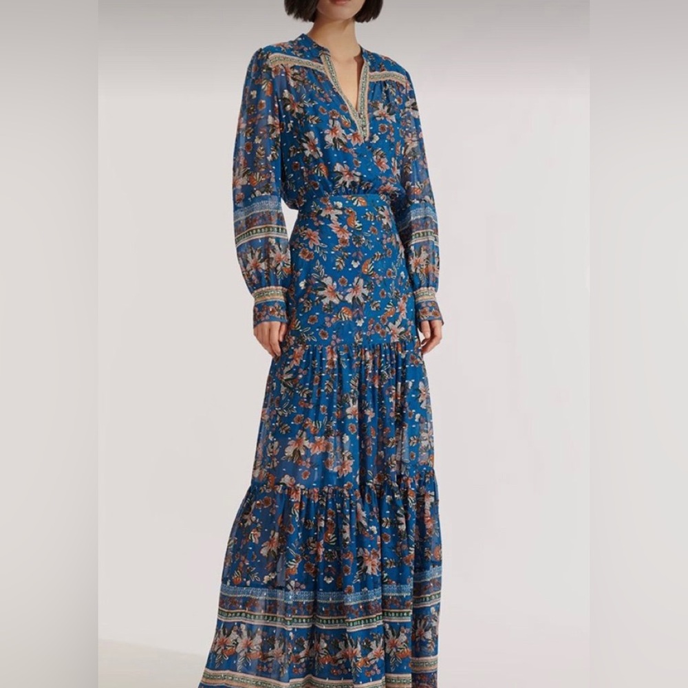 Veronica beard maxi dress sz 6